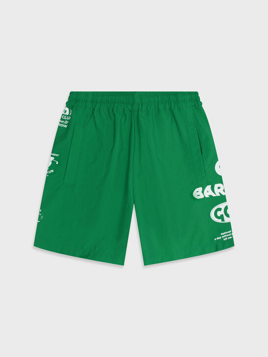 Бермуды зеленые с надписями Barrow , арт.  | Фото 1