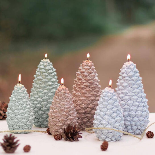 Свеча фигурная шишка коричневая средняя 250г Bougies La Francaise , арт.  | Фото 2