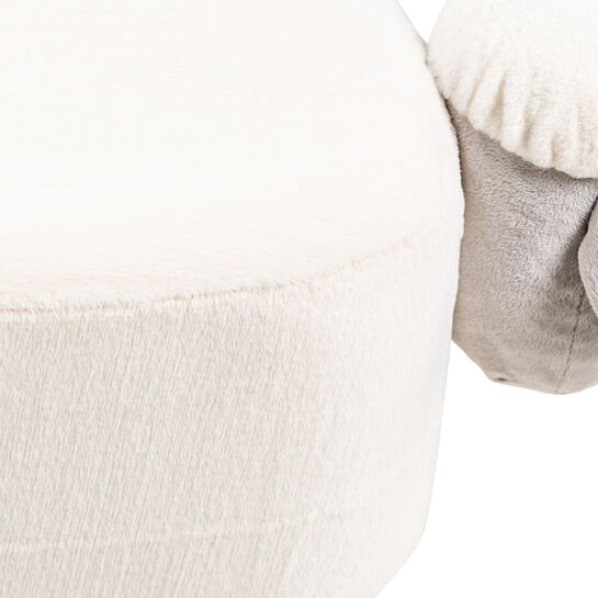 Пуф Lamb COMBI, Мех К-2 цвет №51-1/мех 39 цвет №273 Leset , арт.  | Фото 6