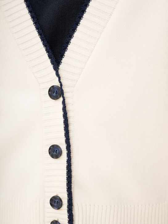 Кардиган с контрастным кантом KengLabel , арт.  | Фото 4