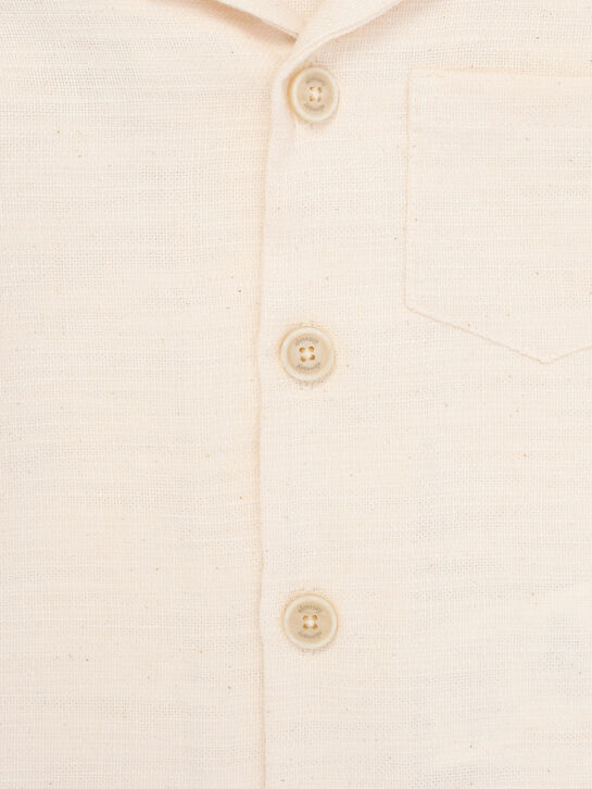 Рубашка изо льна с короткими рукавами Eleventy , арт.  | Фото 3