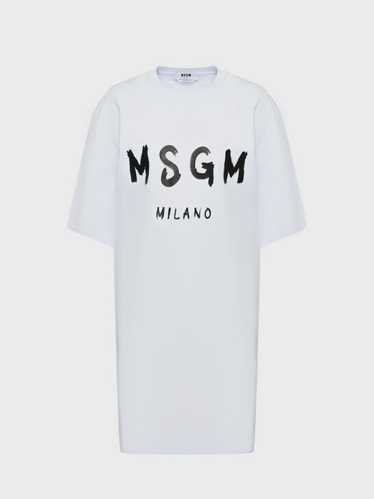 Платье-футболка, белое MSGM , арт.  | Фото 1