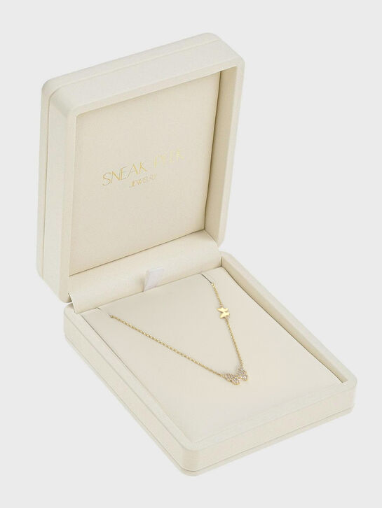 Колье &quot;Бабочка&quot;, золото 585 Sneak Peek , арт.  | Фото 5