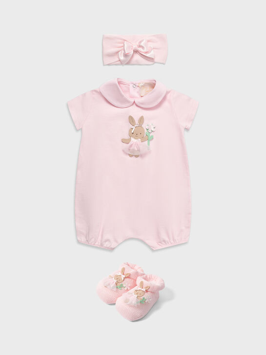 Подарочный набор: песочник, пинетки и повязка с бантом Story Loris , арт.  | Фото 1