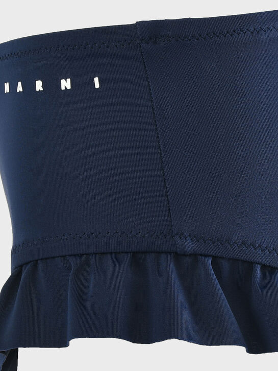 Плавки с рюшами, синие MARNI , арт.  | Фото 3