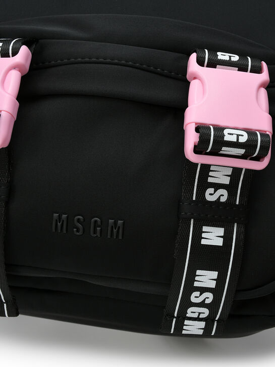 Рюкзак с розовой фурнитурой, черный MSGM , арт.  | Фото 3