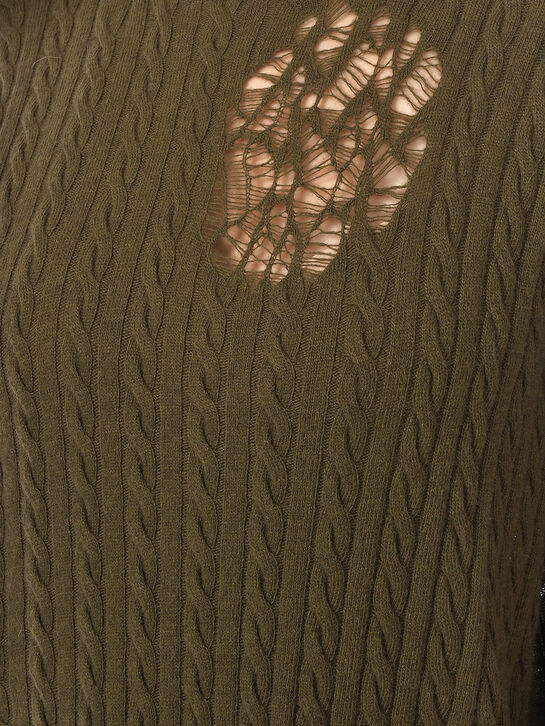 Джемпер цвета хаки Blumarine , арт.  | Фото 5