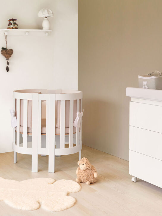 Кровать-трансформер Lunetta Ovale, белый ITALBABY , арт.  | Фото 11