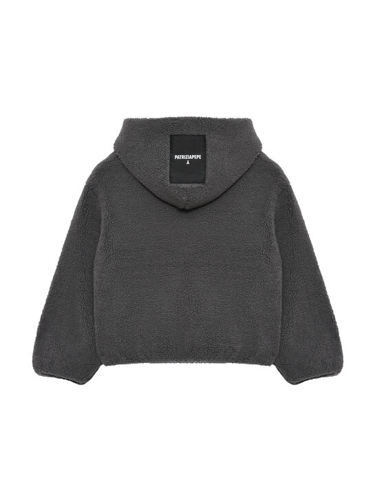 Куртка с капюшоном, серая Patrizia Pepe , арт.  | Фото 2