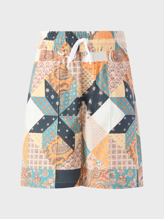 Бермуды с принтом в стиле петчворк Etro , арт.  | Фото 1