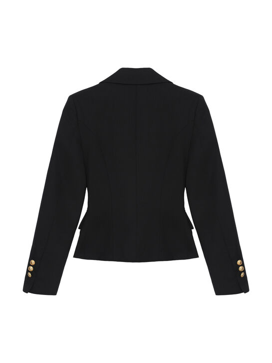 Пиджак приталенный, черный Balmain , арт.  | Фото 4