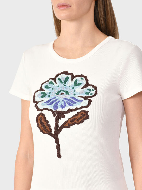 Футболка с принтом &quot;цветок&quot; Dorothee Schumacher , арт.  | Фото 6