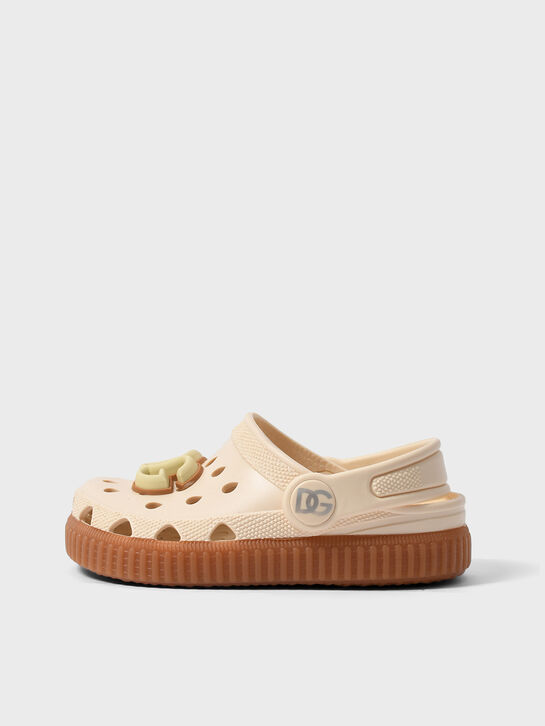 Сланцы с лого, бежевые Dolce&Gabbana , арт.  | Фото 1