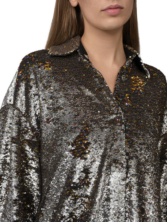 Рубашка в пайетках Flashin , арт.  | Фото 7