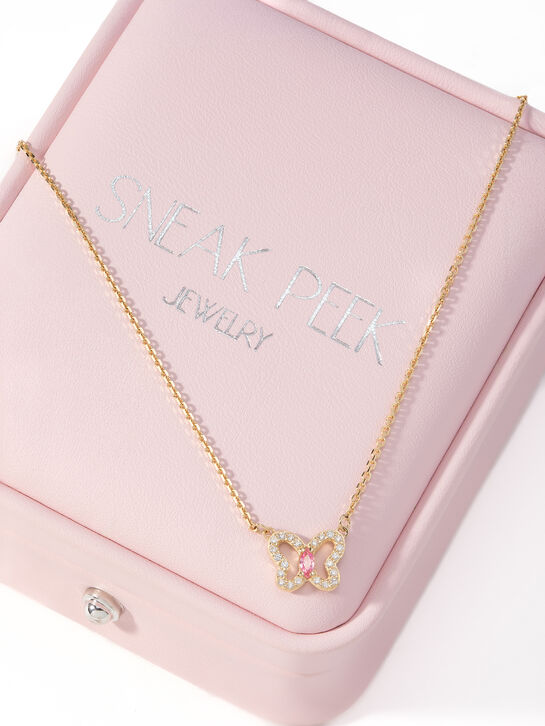 Колье Бабочка, золото 585 Sneak Peek , арт.  | Фото 5