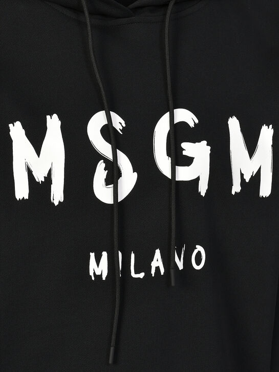 Базовая толстовка-худи, черная MSGM , арт.  | Фото 3