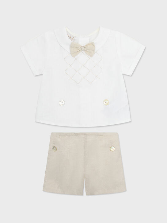 Комплект: футболка с бабочкой и шорты Paz Rodriguez , арт.  | Фото 1