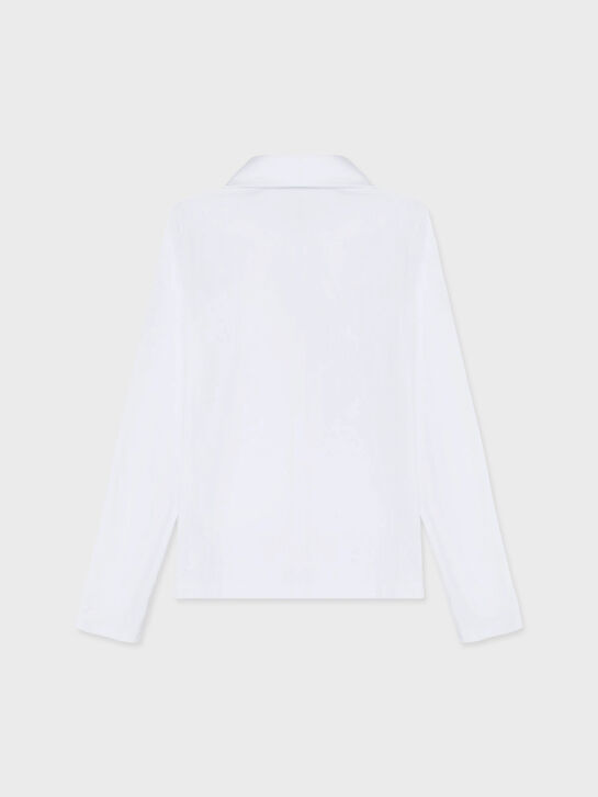 Белая рубашка из трикотажа KengLabel , арт.  | Фото 2