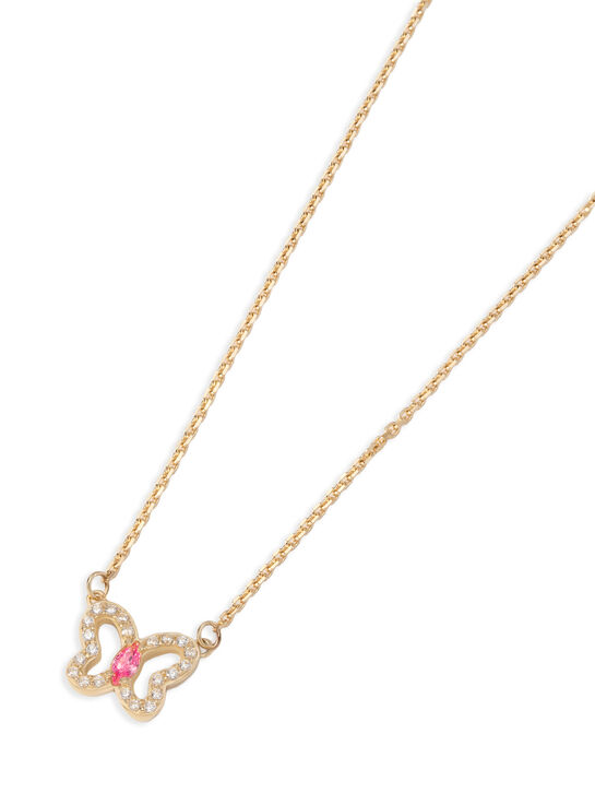 Колье Бабочка, золото 585 Sneak Peek , арт.  | Фото 3