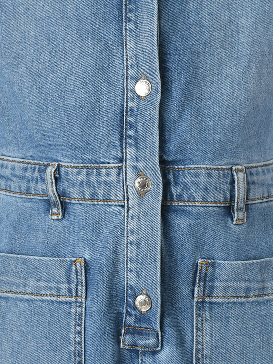 Джинсовый комбинезон на кнопках спереди Max&Co , арт.  | Фото 3