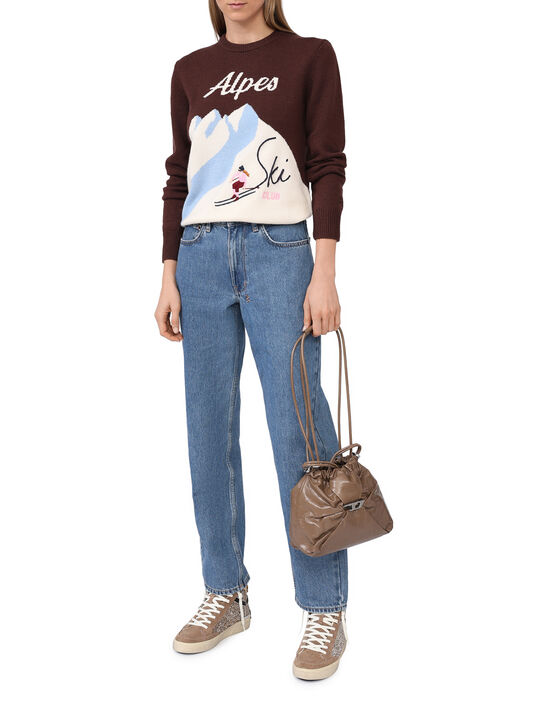 Джемпер с декором &quot;горы&quot;, интарсия Saint Barth , арт.  | Фото 4