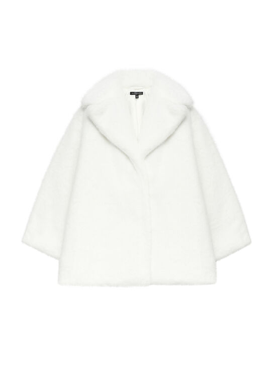 Шуба из эко-меха, белая Dan Maralex , арт.  | Фото 1