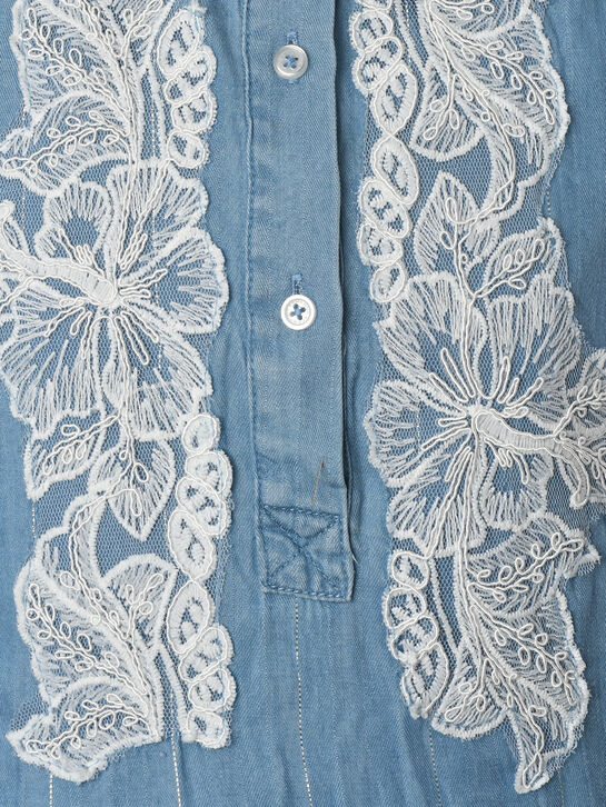 Платье с кружевной отделкой Ermanno Scervino , арт.  | Фото 3