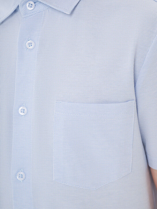 Трикотажная рубашка с короткими рукавами KengLabel , арт.  | Фото 4