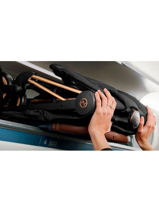 Коляска Coya Rosegold Mirage Grey с дождевиком и бампером CYBEX , арт.  | Фото 13