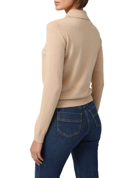 Джемпер-поло, бежевый Elisabetta Franchi , арт.  | Фото 4