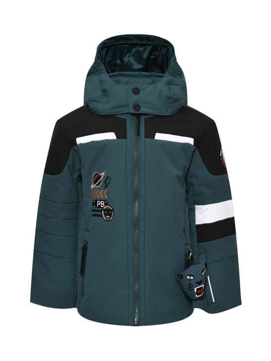 Куртка с черными вставками, зеленая Poivre Blanc , арт.  | Фото 1