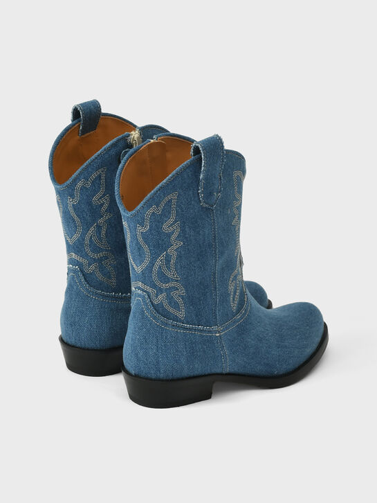 Сапоги джинсовые с вышивкой Gallucci , арт.  | Фото 3