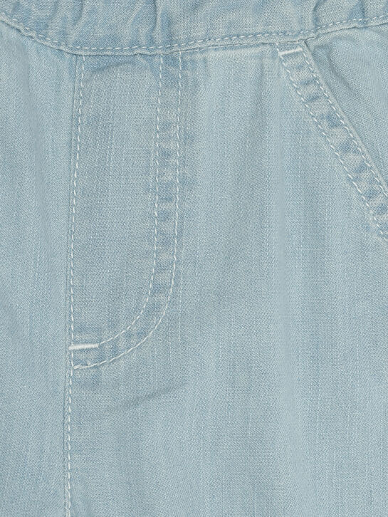 Брюки с поясом на резинке, голубые Sanetta , арт.  | Фото 3