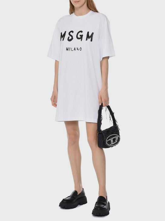 Платье-футболка, белое MSGM , арт.  | Фото 2