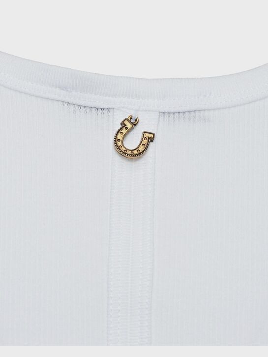 Топ-майка с маленькой подковкой сзади, белый Dorothee Schumacher , арт.  | Фото 6