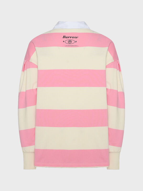 Толстовка-поло в полоску Barrow , арт.  | Фото 3