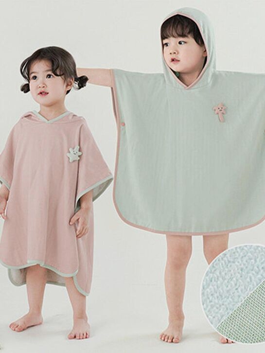 Полотенце-пончо, мятный  BAMBOO BEBE , арт.  | Фото 8