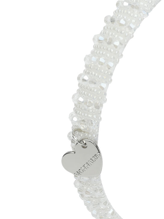 Ободок с бусинами, белый Monnalisa , арт.  | Фото 2