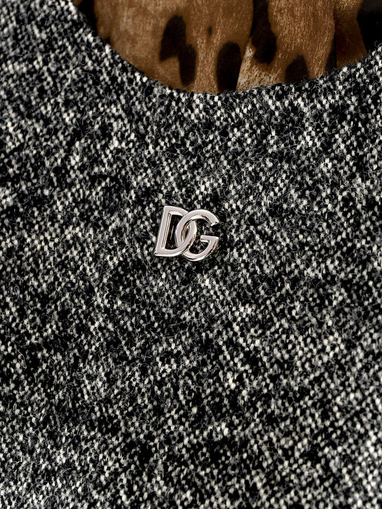 Платье из твида Dolce&Gabbana , арт.  | Фото 4