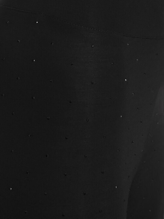 Леггинсы со стразами, черные Flashin , арт.  | Фото 7