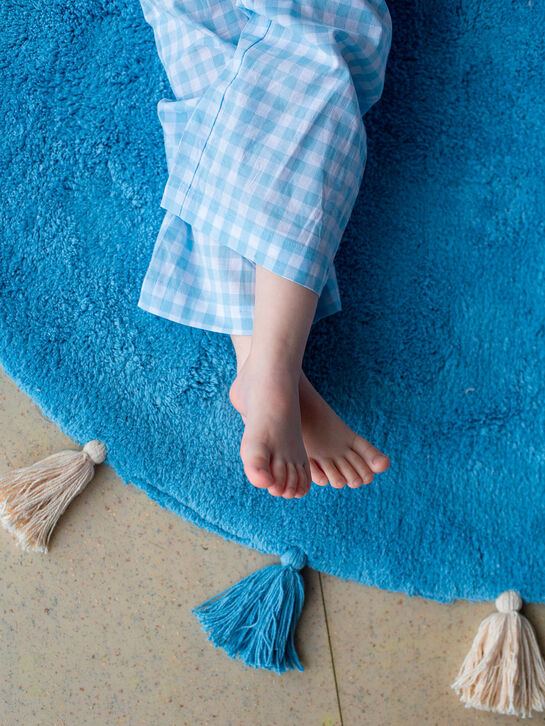 Хлопковый ковер Colorful Blue d140 Lillaland , арт.  | Фото 9