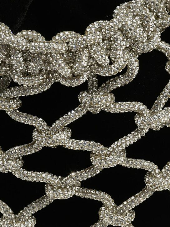 Плетеная сумка с бархатным мешочком ALINE , арт.  | Фото 7