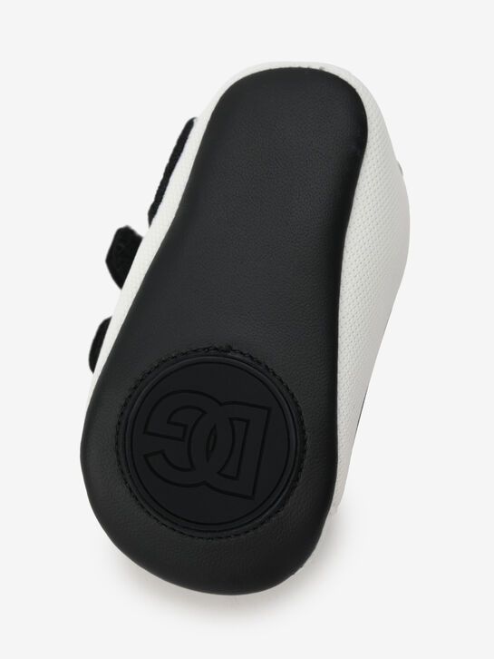 Пинетки-кеды черно-белые с лого Dolce&Gabbana , арт.  | Фото 6