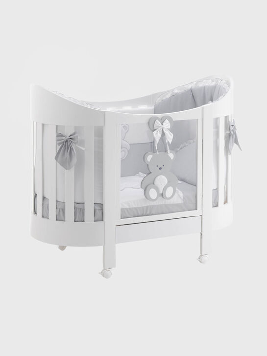 Кровать Peluche Ovale, белый/серый ITALBABY , арт.  | Фото 4