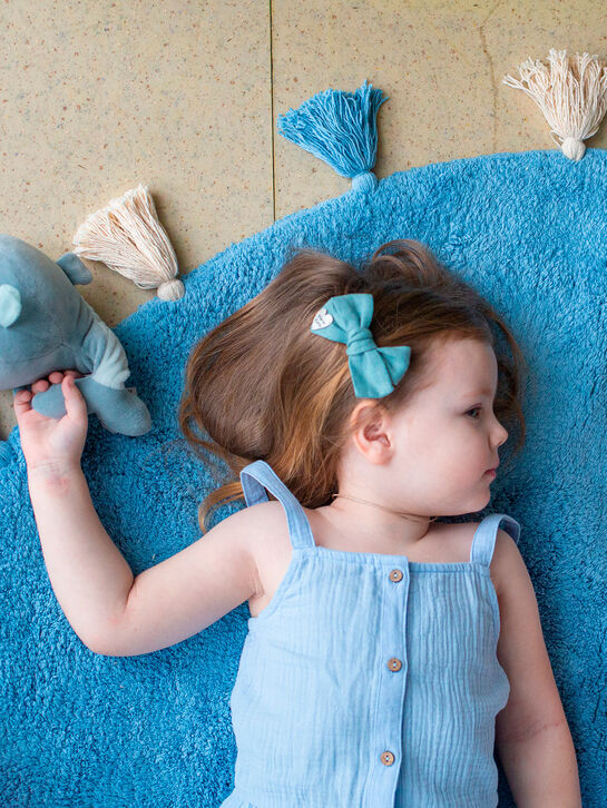 Хлопковый ковер Colorful Blue d140 Lillaland , арт.  | Фото 4