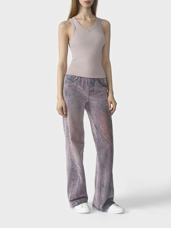 Майка с маленьким лого, бежевая Diesel , арт.  | Фото 2