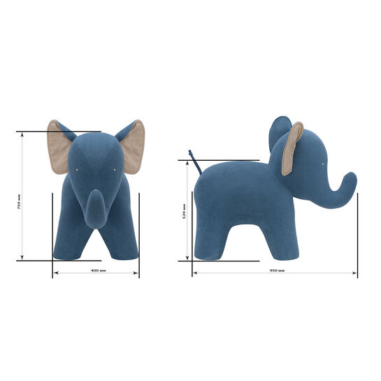 Пуф Elephant, ткань Omega 04/Omega 02 Leset , арт.  | Фото 11