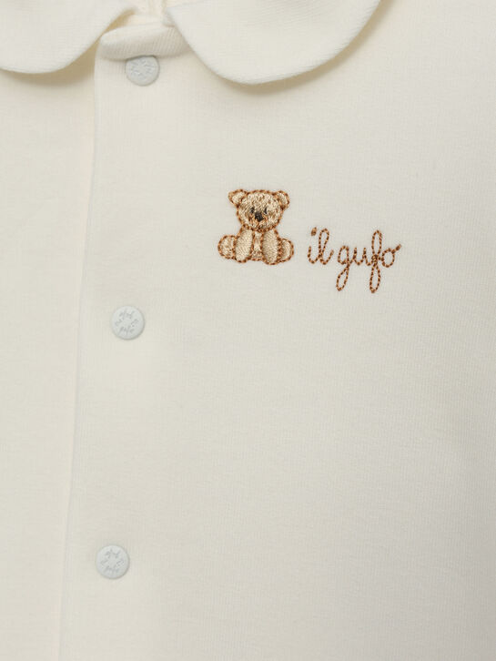 Комбинезон с вышивкой &quot;мишка&quot; IL Gufo , арт.  | Фото 3