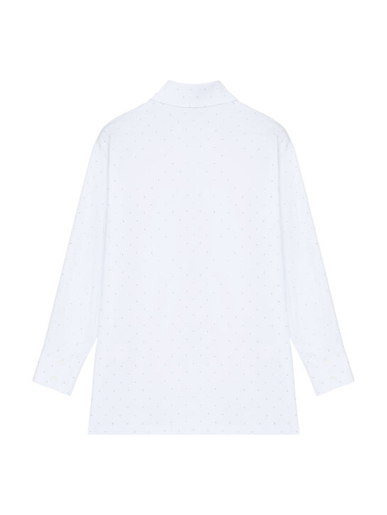 Рубашка со стразами, белая Dan Maralex , арт.  | Фото 2