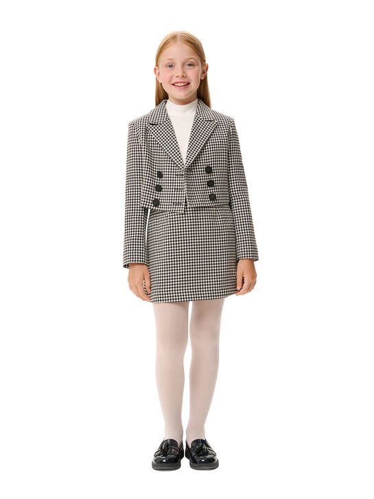 Юбка твидовая в гусиную лапку Dan Maralex , арт.  | Фото 1